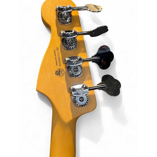 Used Fender American Professional Precision Bass mercury  Electric Bass Guitar