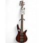 Used Ibanez SR505 5 String Brown Mahogany Electric Bass Guitar thumbnail