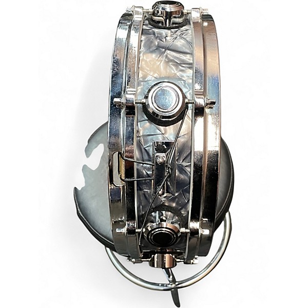 Used Joe Montineri 14X4 Piccolo Snare Black Diamond Pearl Drum