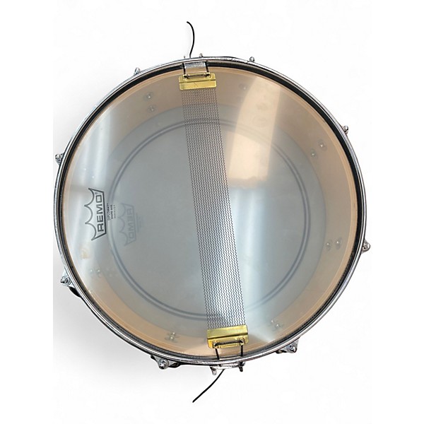 Used Joe Montineri 14X4 Piccolo Snare Black Diamond Pearl Drum