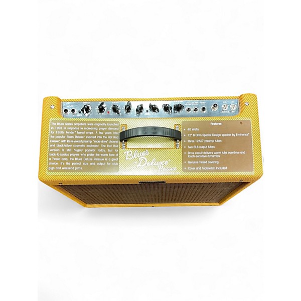 Used Fender Blues Deluxe Reissue 40W 1x12 Tweed Tube Guitar Combo Amp