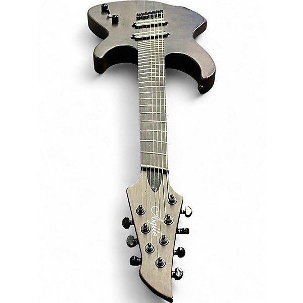 Used Agile 7-String Intrepid Pro Fan Fret Charcoal Solid Body Electric Guitar