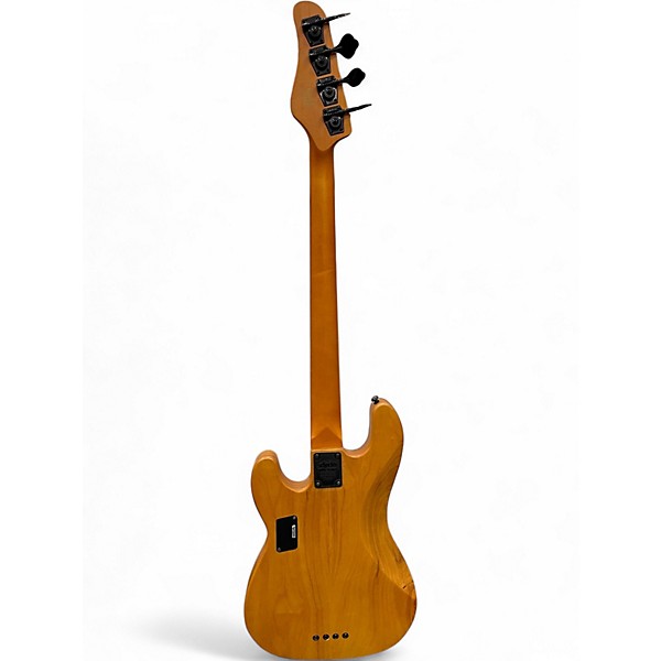 Used Schecter Guitar Research Model T Aged Natural Electric Bass Guitar