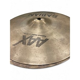 Used SABIAN 13in AAX Fusion Hi Hat Pair Cymbal