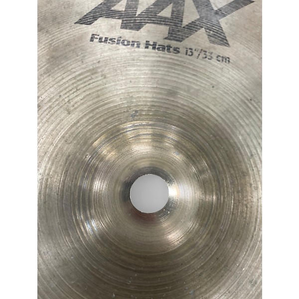 Used SABIAN 13in AAX Fusion Hi Hat Pair Cymbal