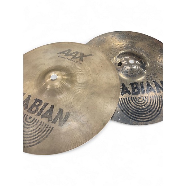 Used SABIAN 13in AAX Fusion Hi Hat Pair Cymbal