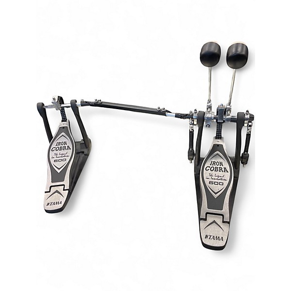 Used TAMA IRON COBRA 600 SERIES DOUBLE KICK PEDAL Double Bass Drum Pedal