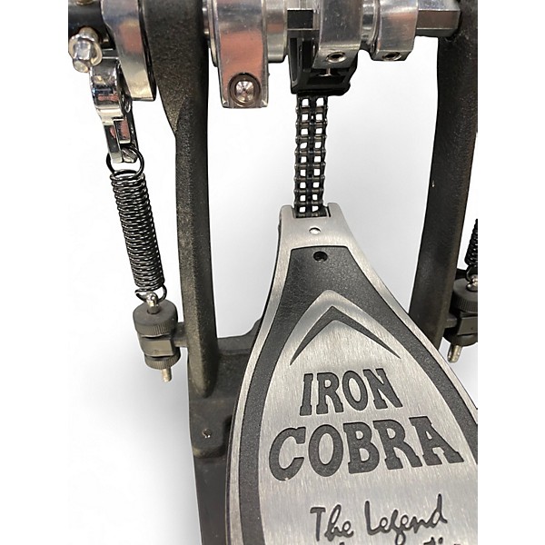 Used TAMA IRON COBRA 600 SERIES DOUBLE KICK PEDAL Double Bass Drum Pedal