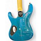 Used Schecter Guitar Research Omen Extreme 6 Ocean Blue Burst Solid Body Electric Guitar
