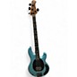 Used Ernie Ball Music Man StingRay Special H Aqua sparkle Electric Bass Guitar thumbnail