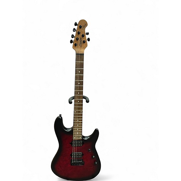 Used 2020s Sterling by Music Man Cutlass Dark Scarlet Solid Body Electric Guitar