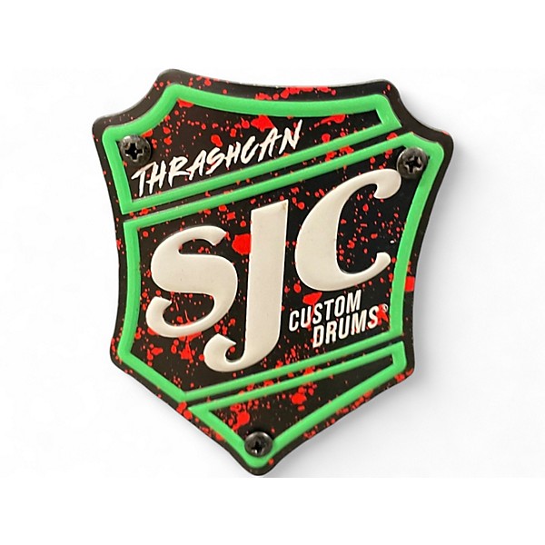 Used SJC Drums 10in SIDE SNARE THRASH CAN BLACK Drum