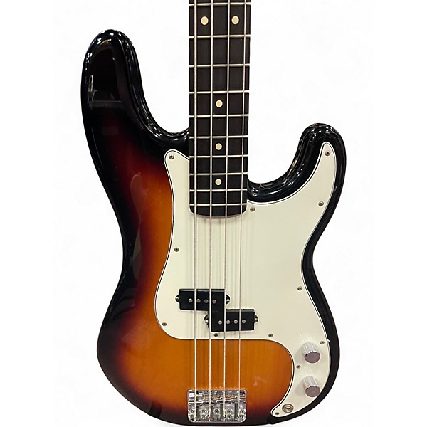 Used Fender Standard Precision Bass 2 Color Sunburst Electric Bass Guitar