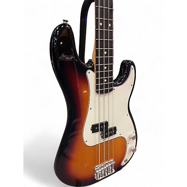 Used Fender Standard Precision Bass 2 Color Sunburst Electric Bass Guitar