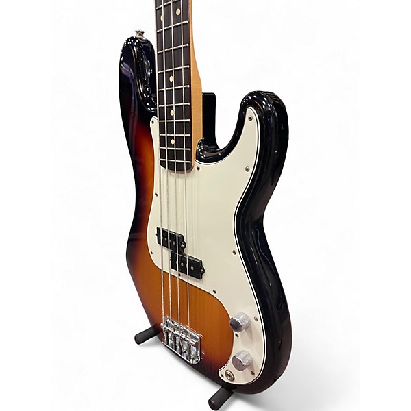 Used Fender Standard Precision Bass 2 Color Sunburst Electric Bass Guitar