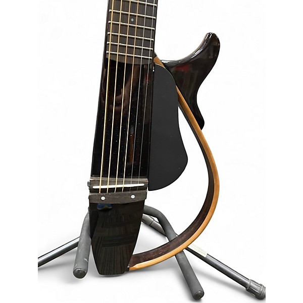 Used Yamaha Silent Steel String Natural Acoustic Electric Guitar