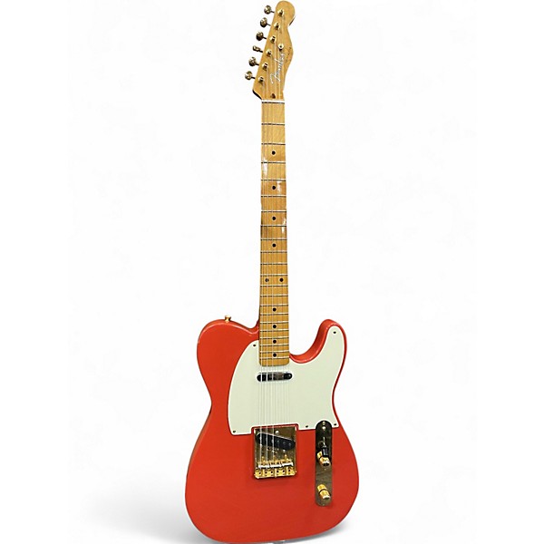 Used Fender Vintera 50s Telecaster Fiesta Red Solid Body Electric Guitar