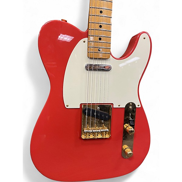 Used Fender Vintera 50s Telecaster Fiesta Red Solid Body Electric Guitar