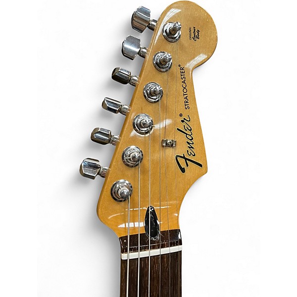 Used Fender Stratocaster Blue Solid Body Electric Guitar