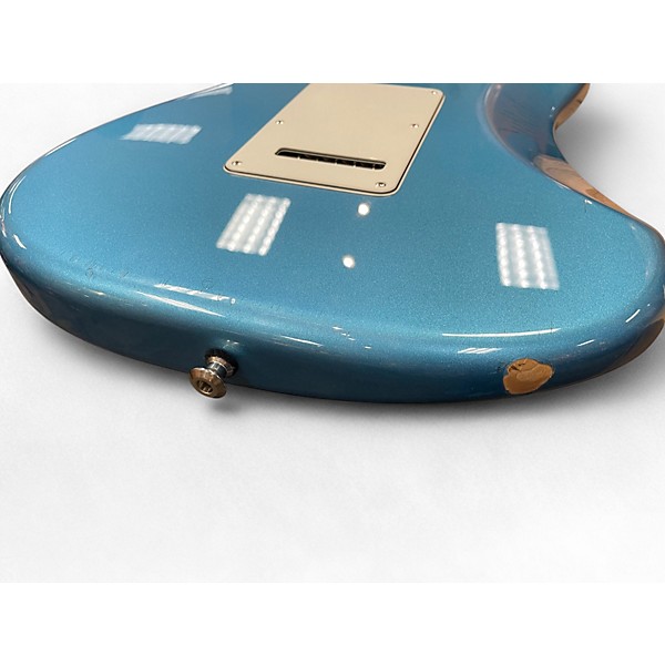 Used Fender Stratocaster Blue Solid Body Electric Guitar