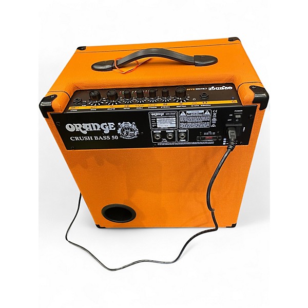 Used Orange Amplifiers crush 50 bass Bass Combo Amp