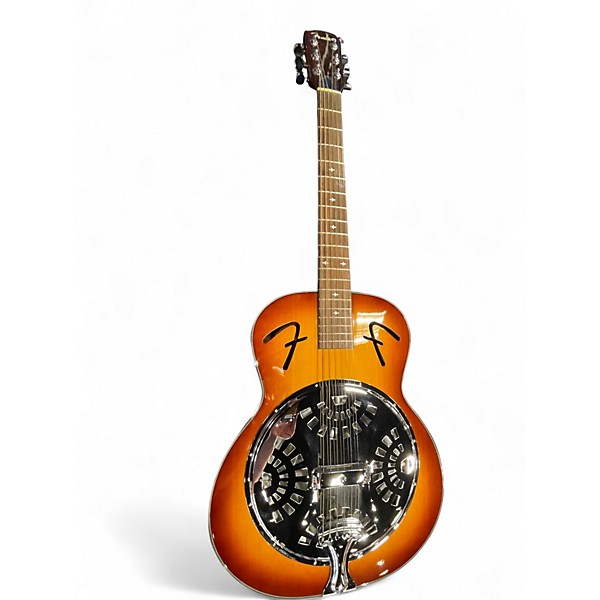 Used Fender FR50 2 Tone Sunburst Resonator Guitar