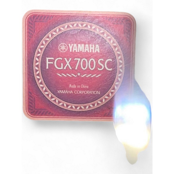 Used Yamaha FGX700SC Natural Acoustic Electric Guitar