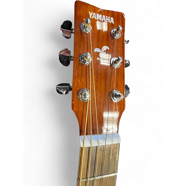 Used Yamaha FGX700SC Natural Acoustic Electric Guitar