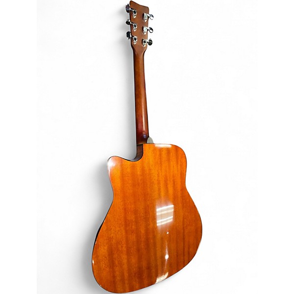 Used Yamaha FGX700SC Natural Acoustic Electric Guitar