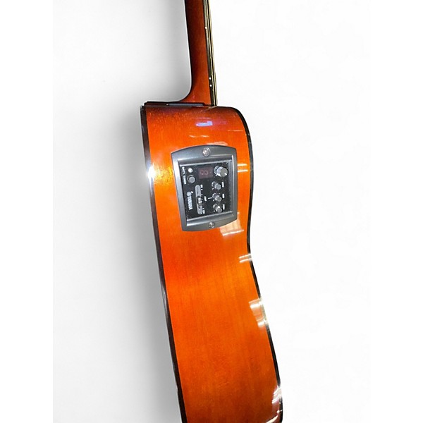 Used Yamaha FGX700SC Natural Acoustic Electric Guitar