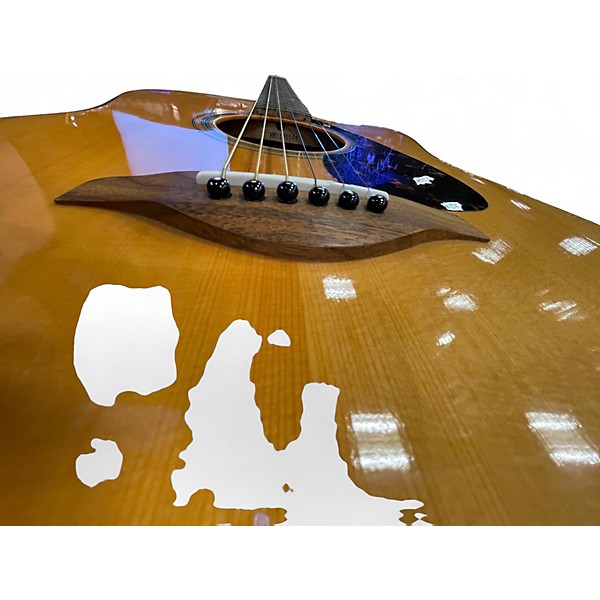 Used Yamaha FGX700SC Natural Acoustic Electric Guitar