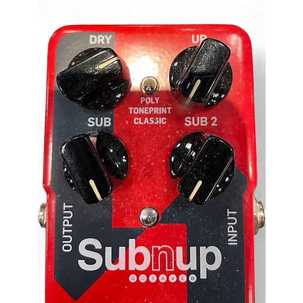 Used TC Electronic Sub N Up Octaver Effect Pedal