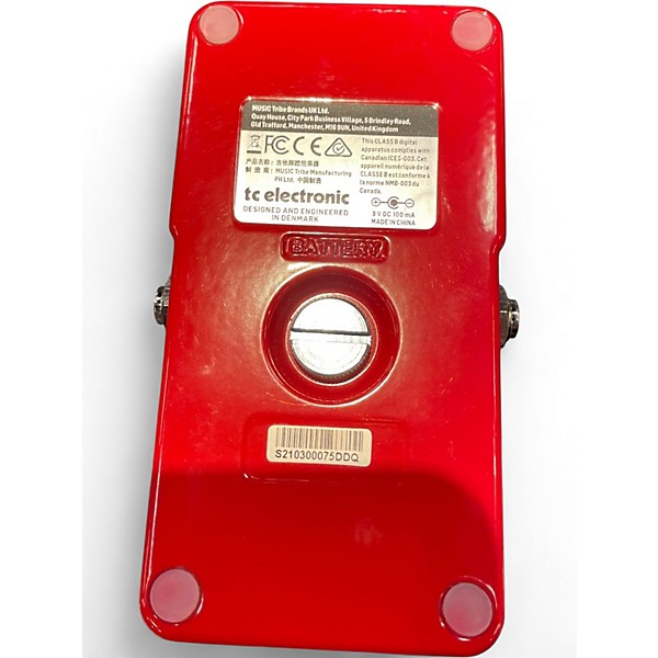 Used TC Electronic Sub N Up Octaver Effect Pedal