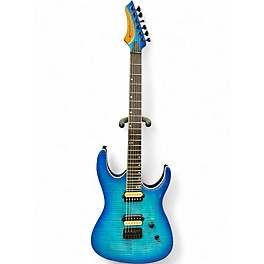 Used Leo Jaymz monsoon Blue Burst Solid Body Electric Guitar