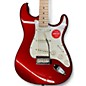 Used Squier Standard Stratocaster Candy Apple Red Metallic Solid Body Electric Guitar
