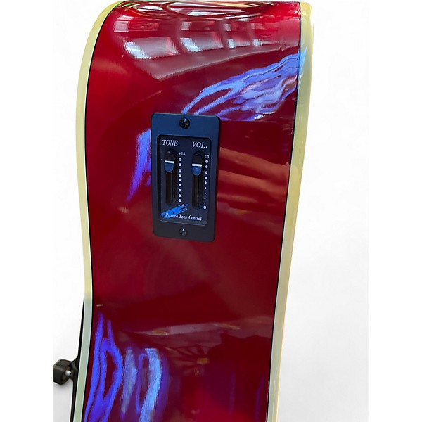 Used Montana EM105C Red Acoustic Electric Guitar