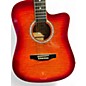 Used Montana EM105C Red Acoustic Electric Guitar