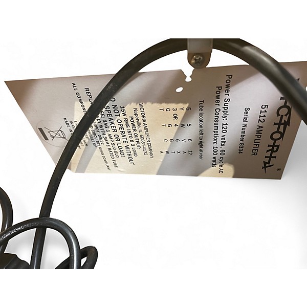 Used Victoria 5112 Tube Guitar Combo Amp