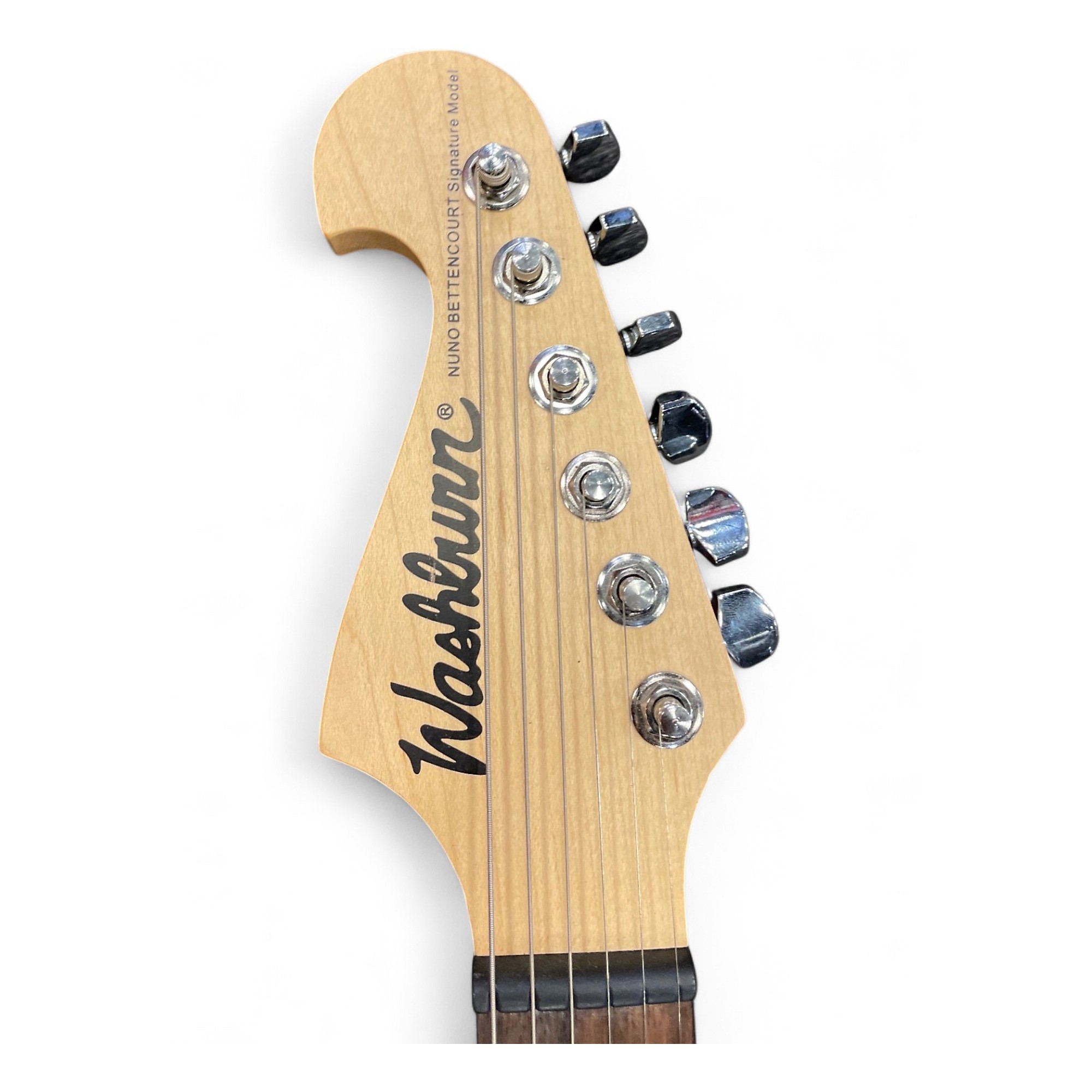 Used Washburn N1 NUNO BETTENCOURT SIGNATURE BLACK MATTE Solid Body