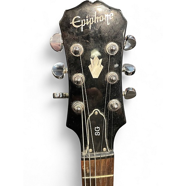 Used Epiphone SG Standard Black Solid Body Electric Guitar