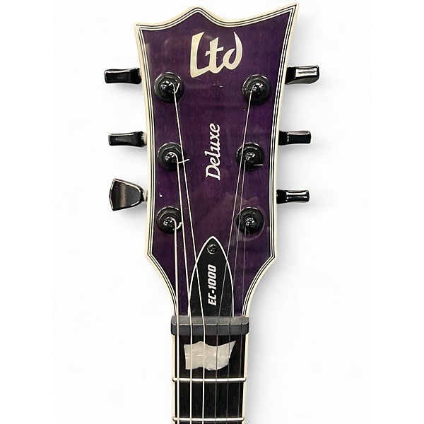 Used ESP EC1000 Purple Solid Body Electric Guitar