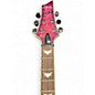 Used Schecter Guitar Research Omen Extreme 6 Trans Hot Pink Burst Solid Body Electric Guitar