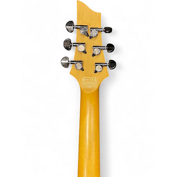 Used Schecter Guitar Research Omen Extreme 6 Trans Hot Pink Burst Solid Body Electric Guitar