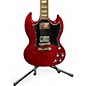 Used Epiphone SG Cherry Solid Body Electric Guitar