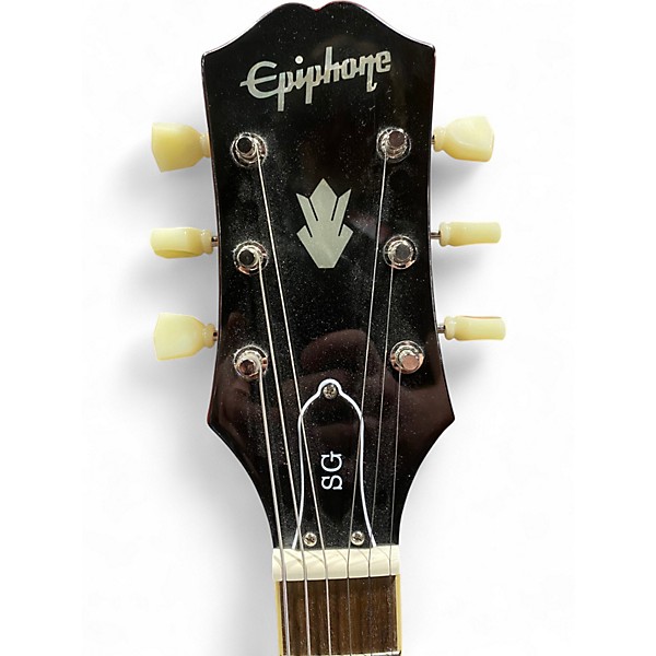 Used Epiphone SG Cherry Solid Body Electric Guitar