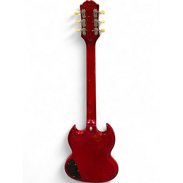 Used Epiphone SG Cherry Solid Body Electric Guitar