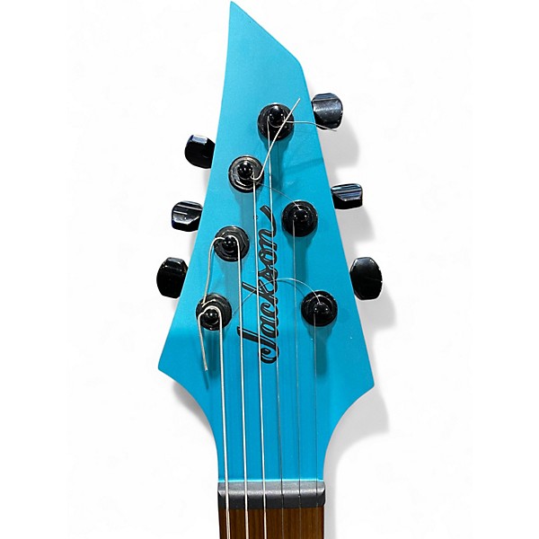 Used Jackson Pro Series Misha Mansoor Signature Juggernaut HT6 Matte Blue Frost Solid Body Electric Guitar