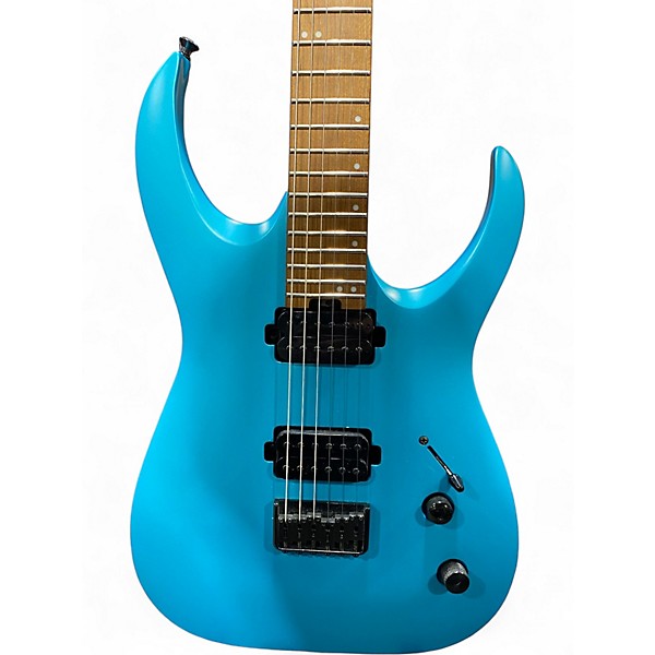 Used Jackson Pro Series Misha Mansoor Signature Juggernaut HT6 Matte Blue Frost Solid Body Electric Guitar