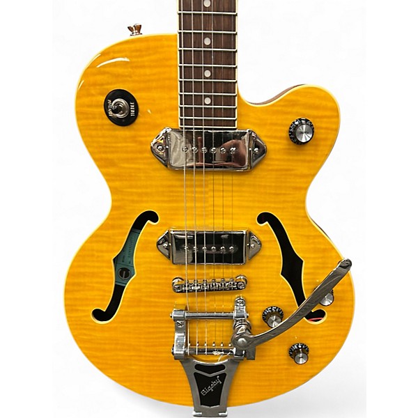 Used Epiphone Wildkat Antique Natural Hollow Body Electric Guitar
