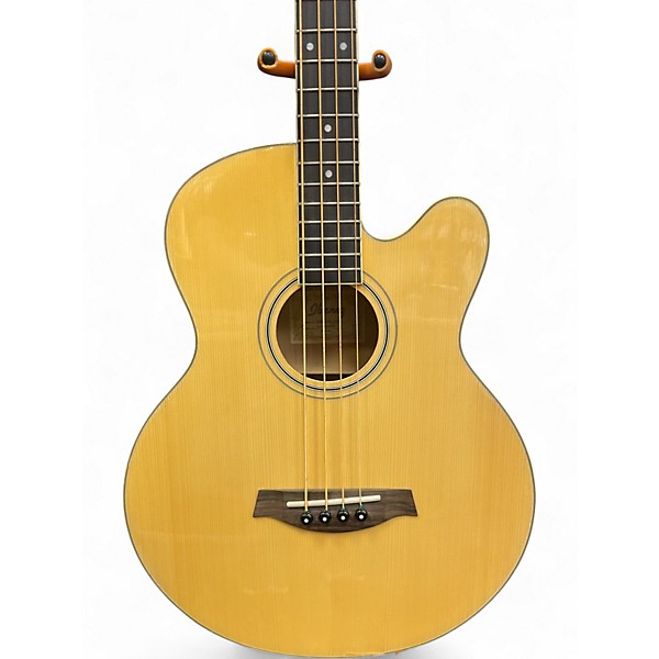Used Ibanez AE55E-NT 3U-01 Natural Acoustic Bass Guitar